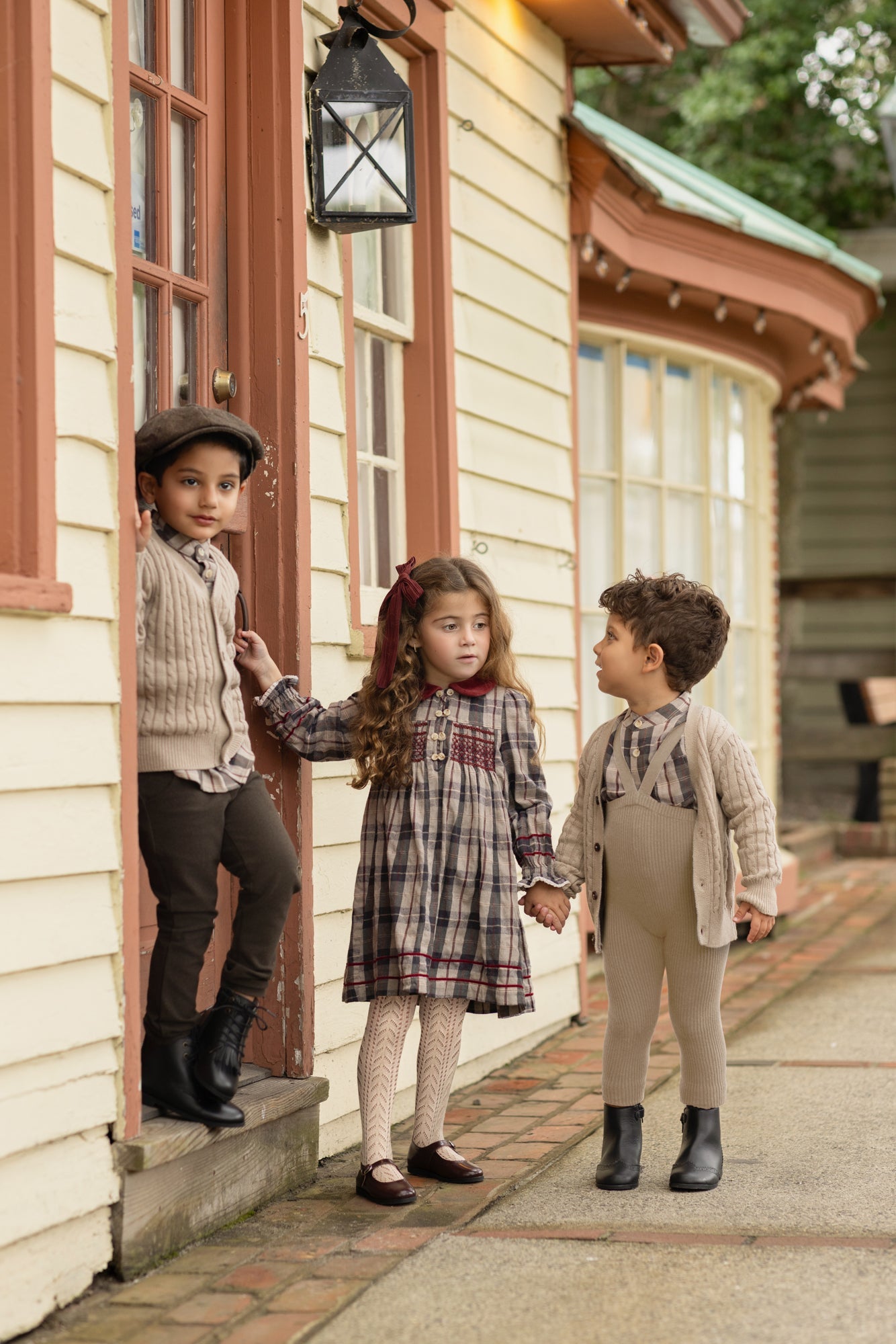 Oatmeal Boys Cardigan - 90% Cotton