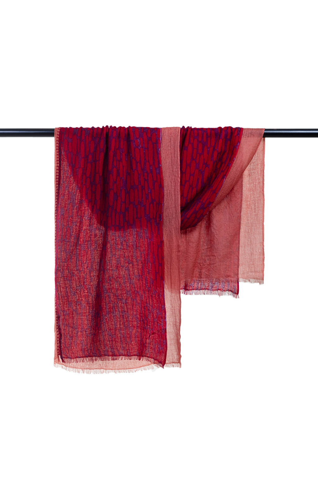 Double Layered Stole Printed Scarf Ali