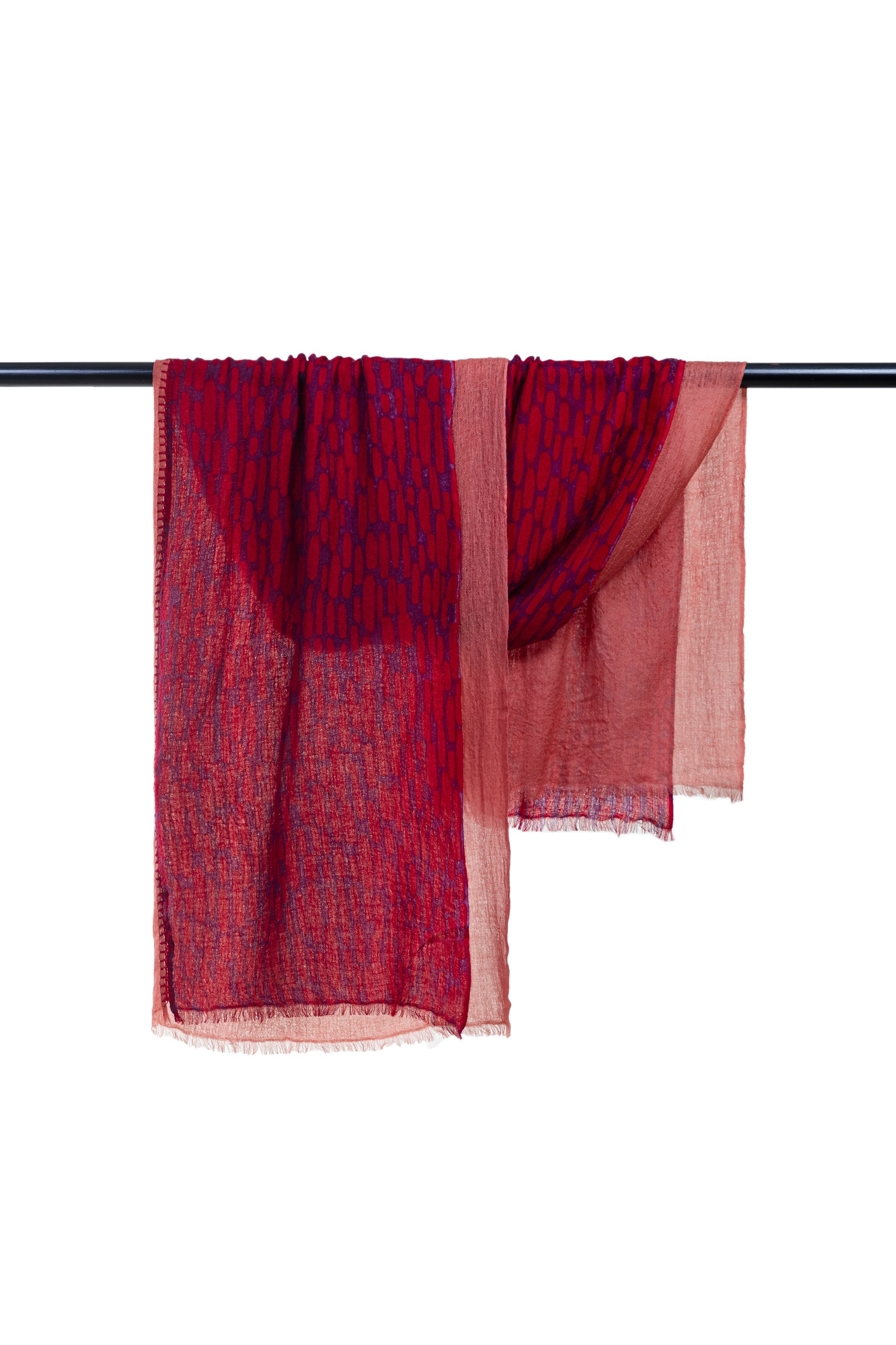 Double Layered Stole Printed Scarf Ali