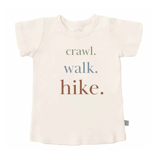 graphic tee | crawl walk hike