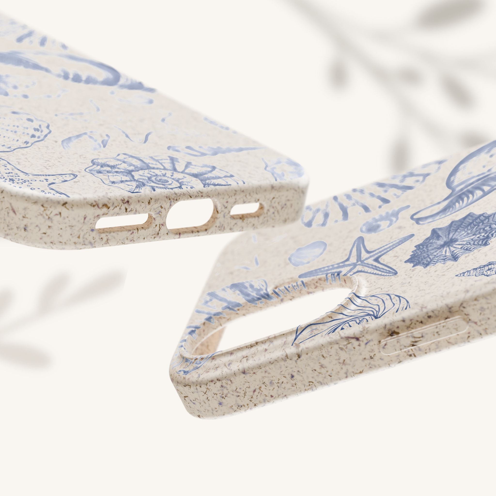 Eco-Friendly Phone Case, Plant based, Biodegradable Case, Shell Design for beach lovers