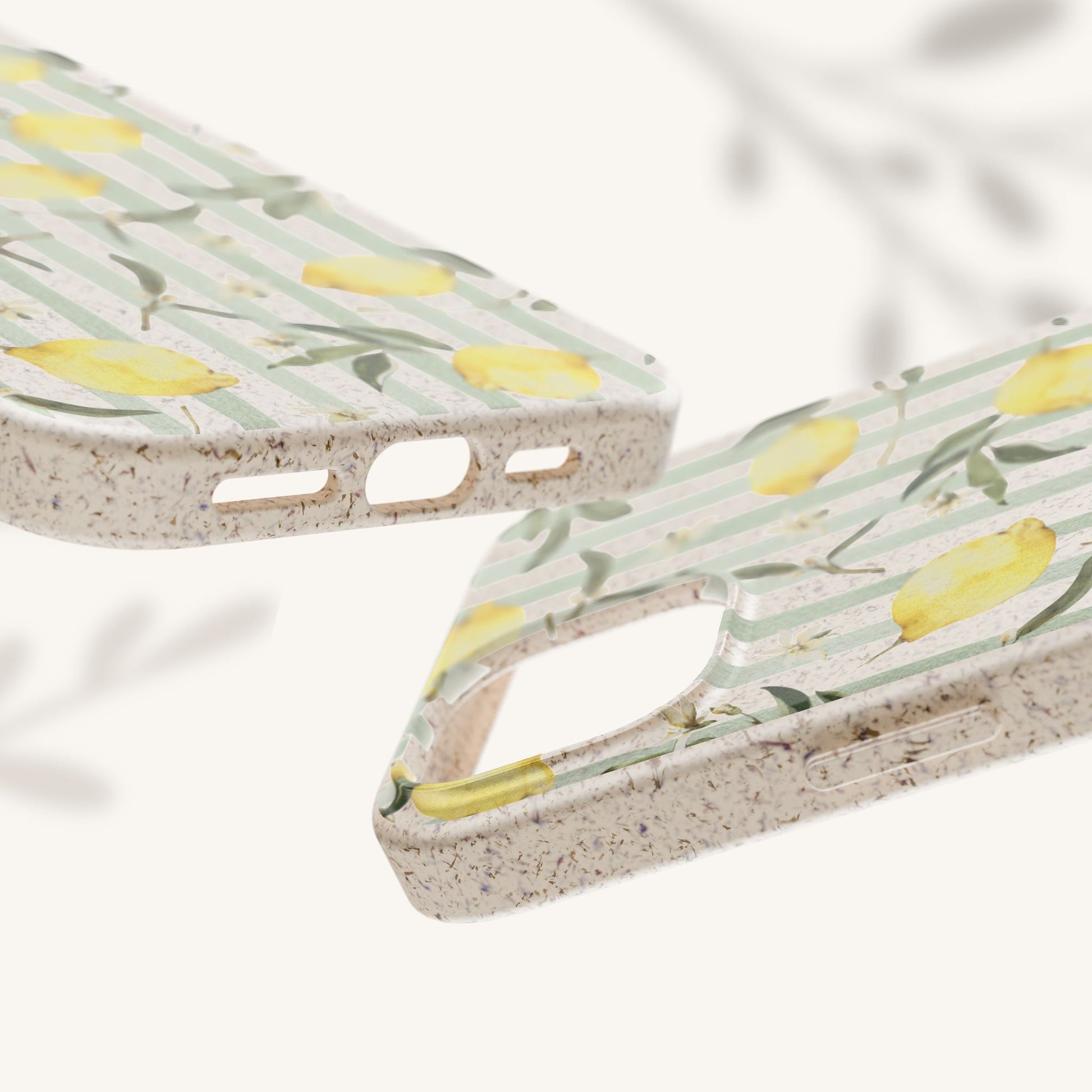 Plant based, biodegradable phone case - When life gives you lemons - The Peony Haus