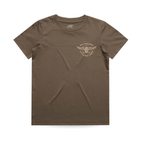 THE WINGED MECHANIC TEE - BROWN