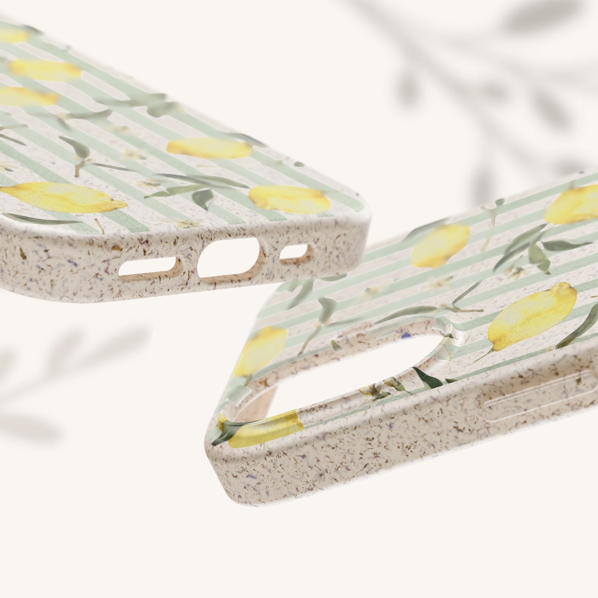 Plant based, biodegradable phone case - When life gives you lemons - The Peony Haus