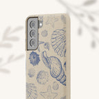 Eco-Friendly Phone Case, Plant based, Biodegradable Case, Shell Design for beach lovers