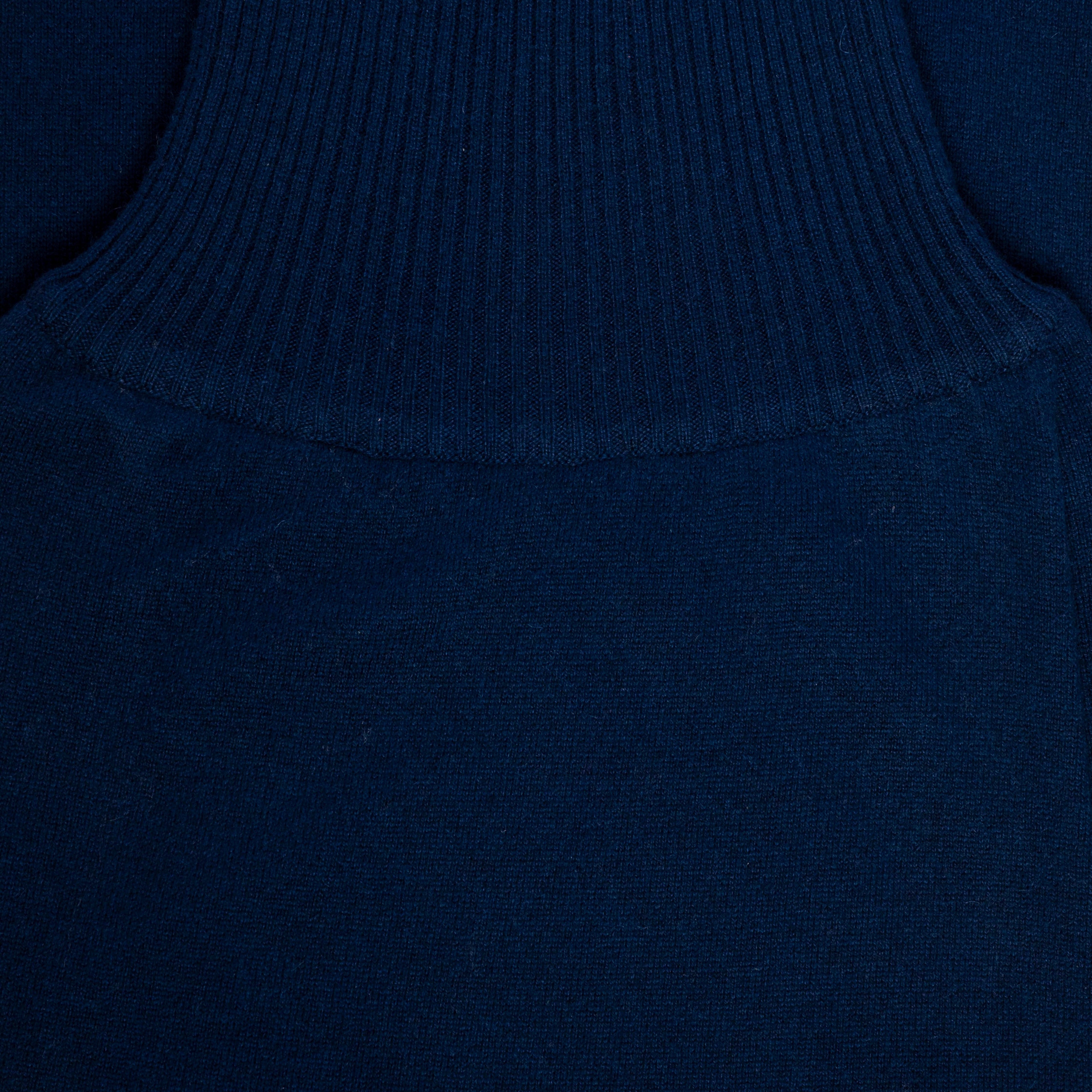 Spinel High Neck Knitted Cape