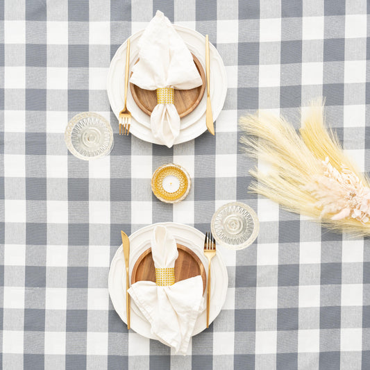 Plaid Tablecloth - The Peony Haus