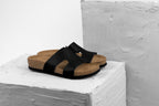 Liora by LEON- Women’s Leather Slide- One‑Piece Leather Comfort Sandal