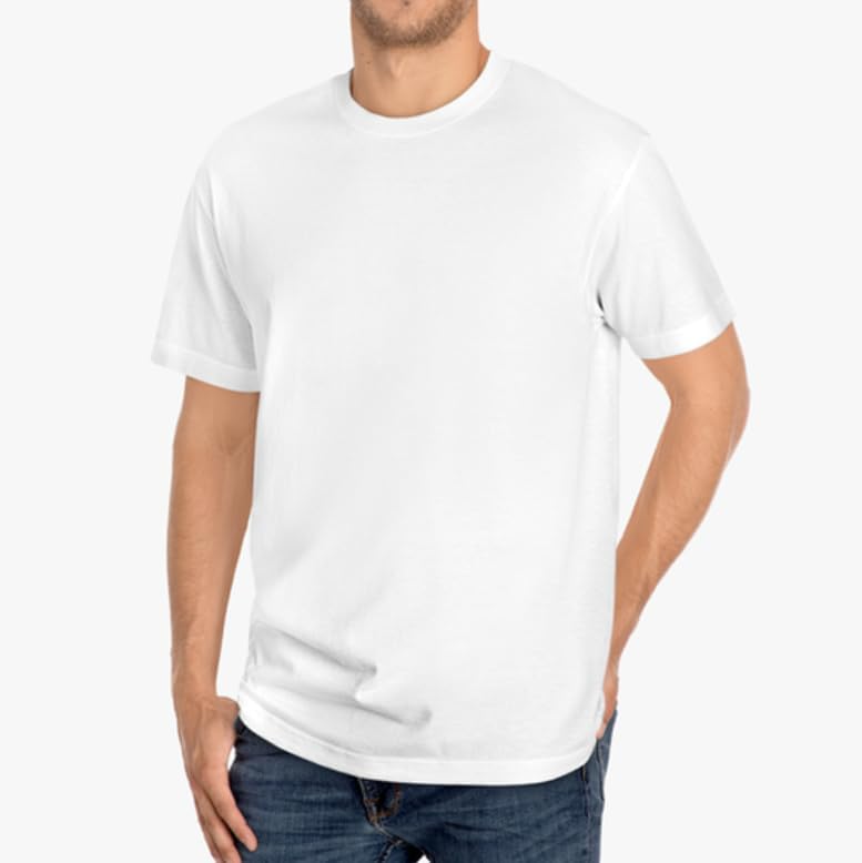 100% Pure Cotton T-Shirt (3-Pack) – Unisex Classic Crew Neck Tee for