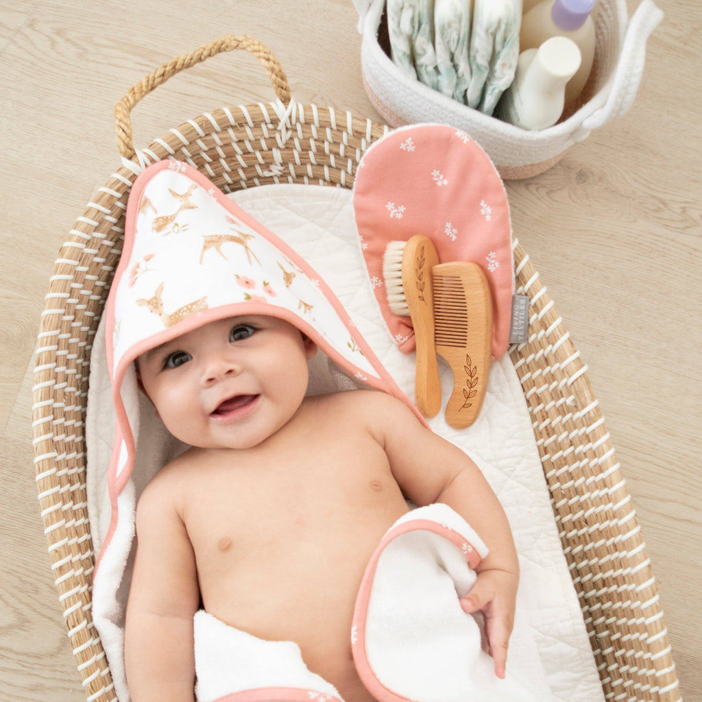 Living Textiles - 5pc 100% Cotton Bath Gift Set | Sophia's Garden