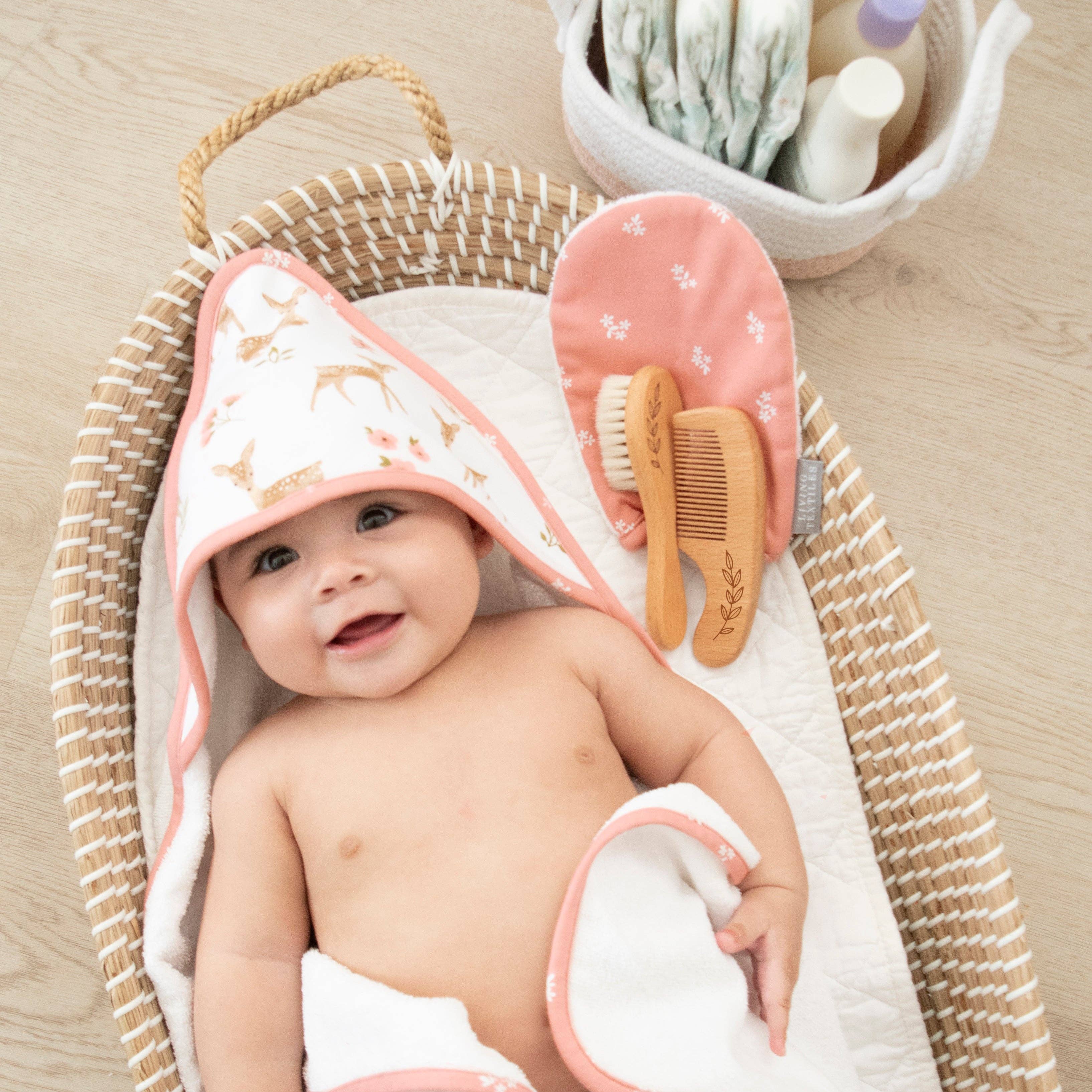 Living Textiles - 5pc 100% Cotton Bath Gift Set | Sophia's Garden