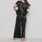 Washable Silk Tee Pant Set