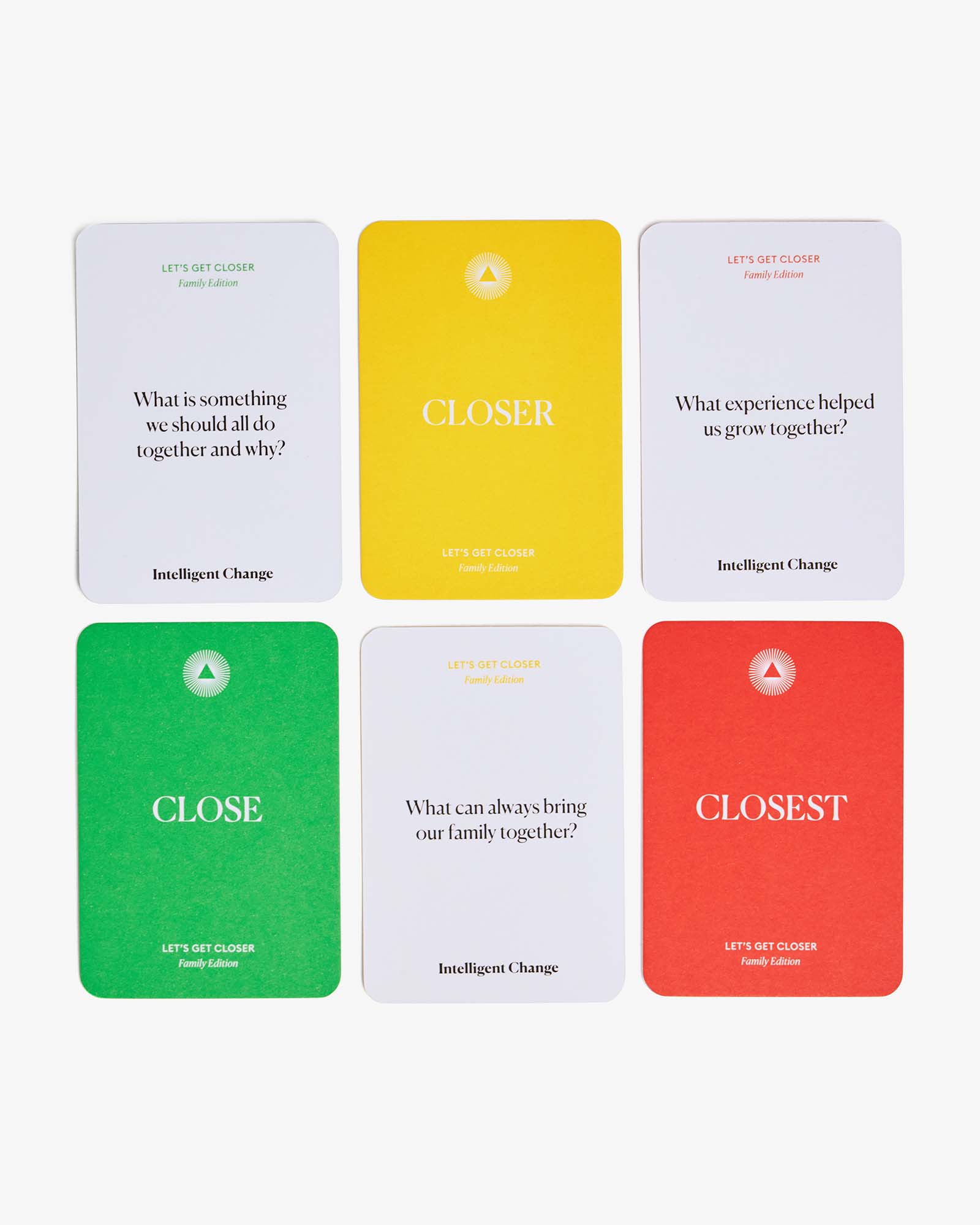 Get Closer Conversation Game: Family - Family