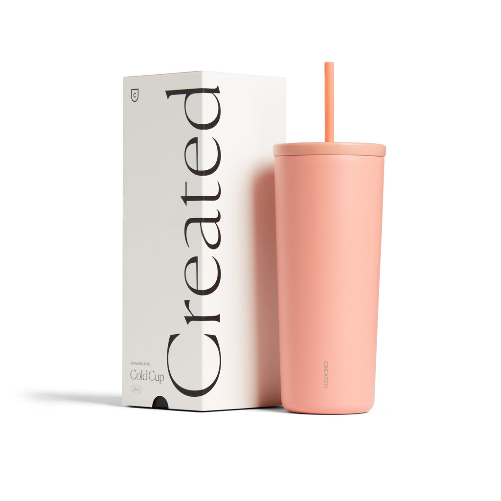 24oz Cold Cup - Eraser Pink