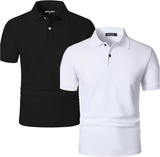 Pure Cotton 2Pcs Combo Polo T-Shirt - The Peony Haus