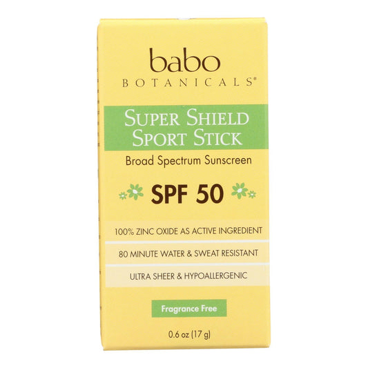Babo Botanicals Fragrance-Free Sunscreen - .6 Fl Oz