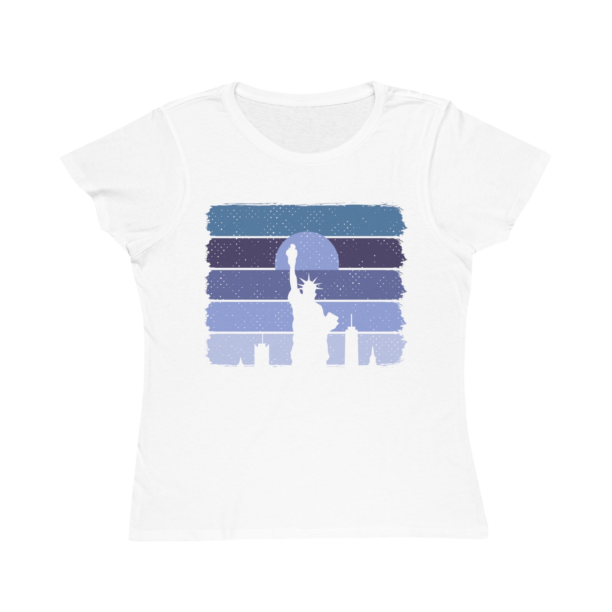 Liberty Skyline T-Shirt - Eco-Friendly Women's Tee - The Peony Haus