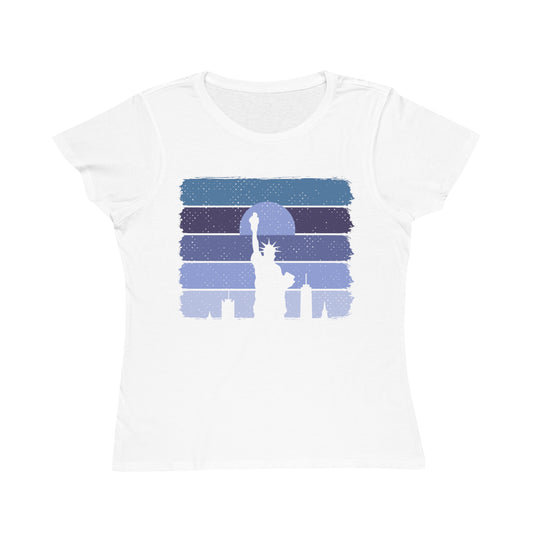 Liberty Skyline T-Shirt - Eco-Friendly Women's Tee - The Peony Haus
