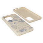 Eco-Friendly Phone Case, Plant based, Biodegradable Case, Shell Design for beach lovers