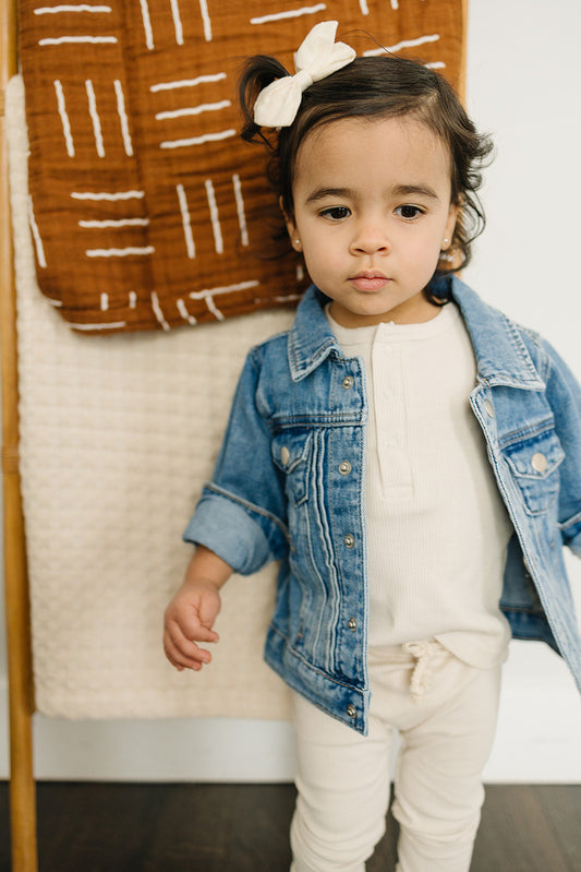 Mebie Baby Jean Jacket - The Peony Haus