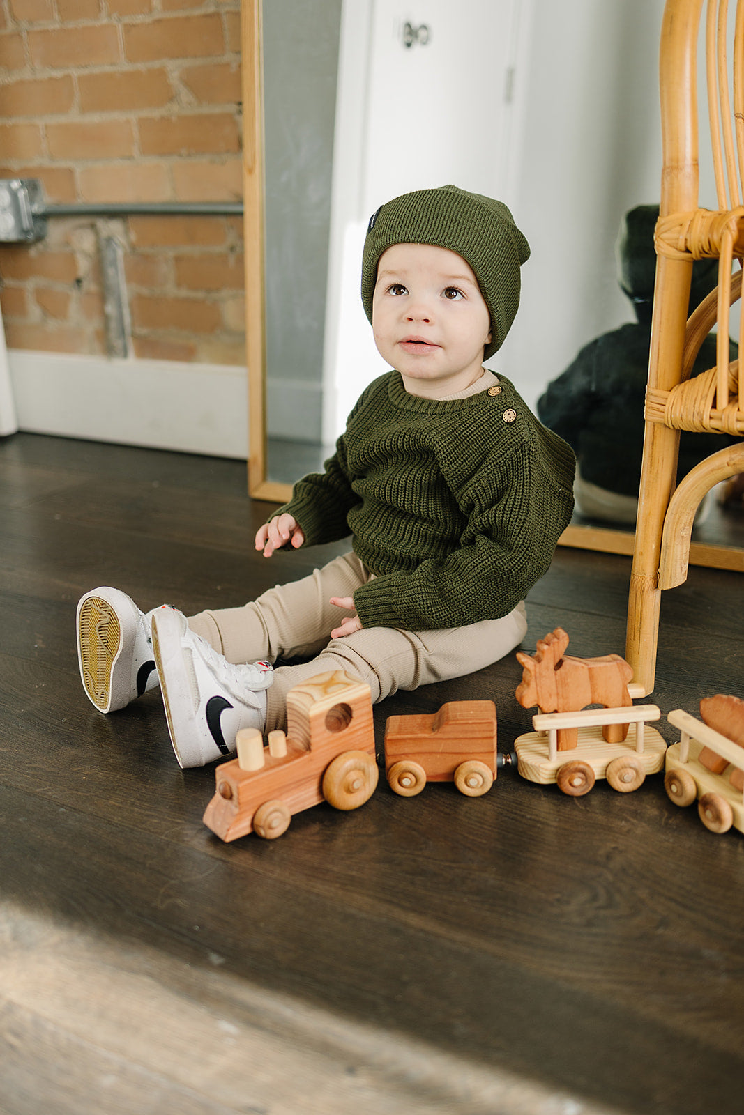 Oatmeal Organic Leggings - 95% Organic Cotton