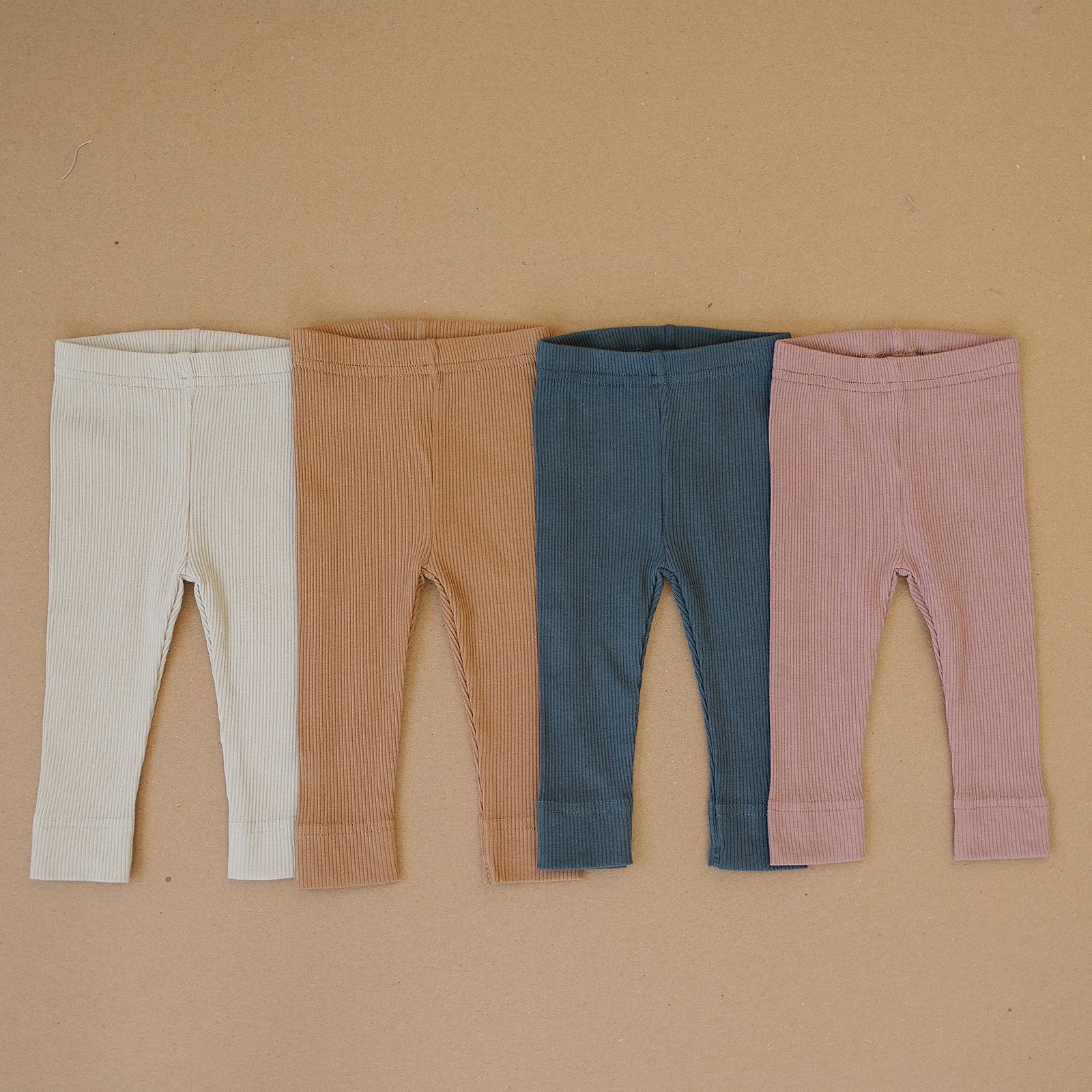 Oatmeal Organic Leggings - 95% Organic Cotton