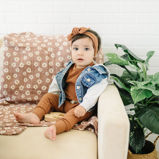 Mebie Baby Hooded Jean Jacket - The Peony Haus