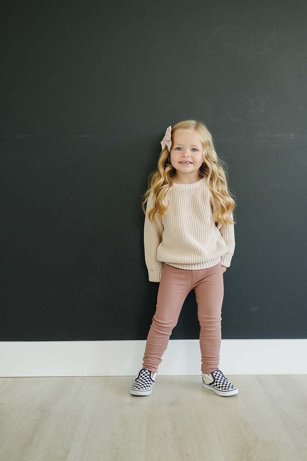 Dusty Rose Organic Leggings - 95% Organic Cotton