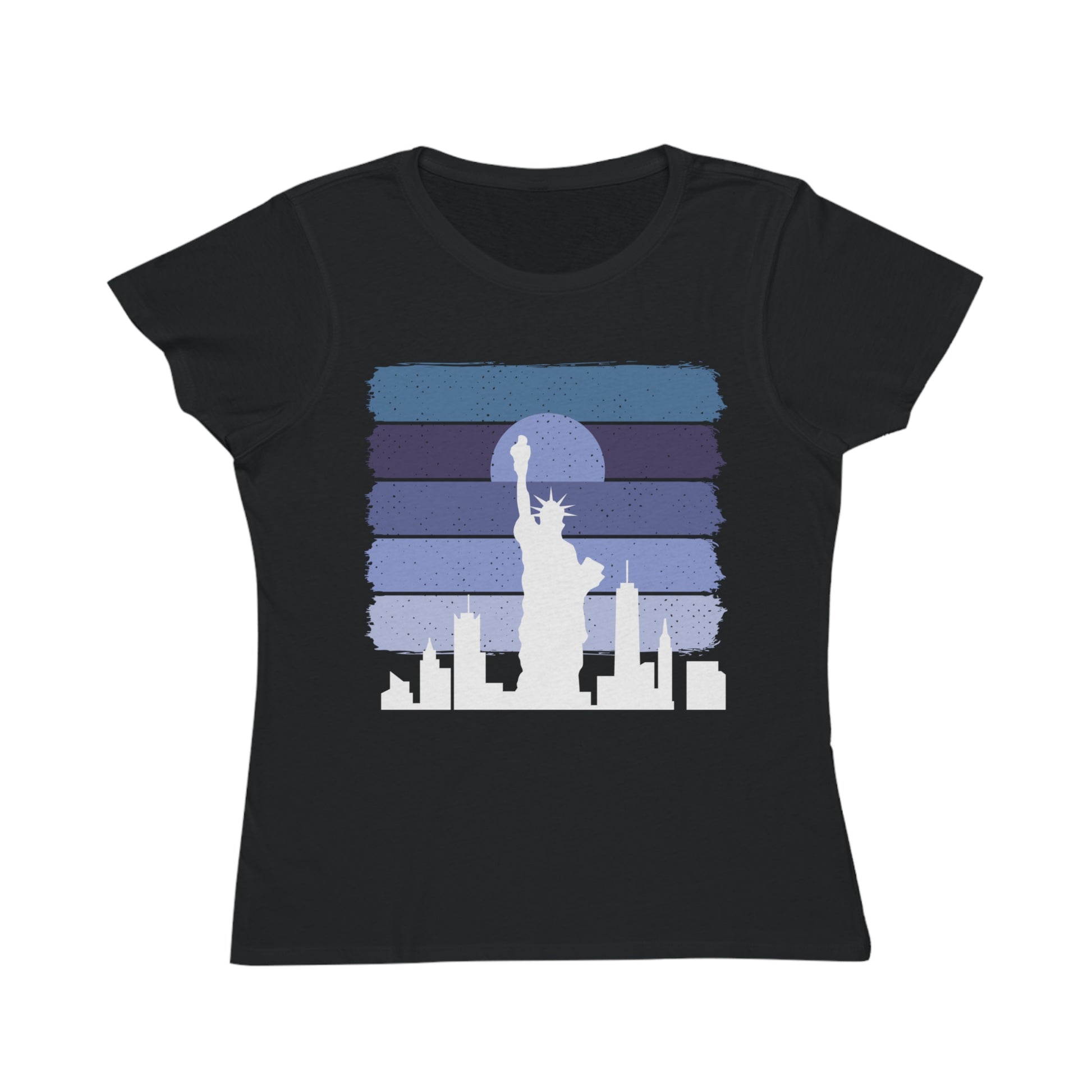 Liberty Skyline T-Shirt - Eco-Friendly Women's Tee - The Peony Haus