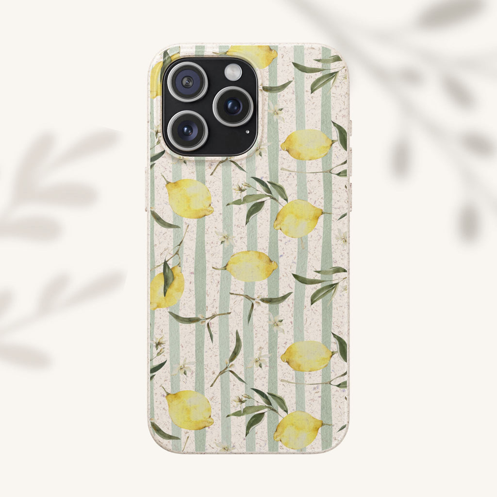 Plant based, biodegradable phone case - When life gives you lemons