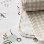 Living Textiles - 5pc 100% Cotton Bath Gift Set | Tractor Ride
