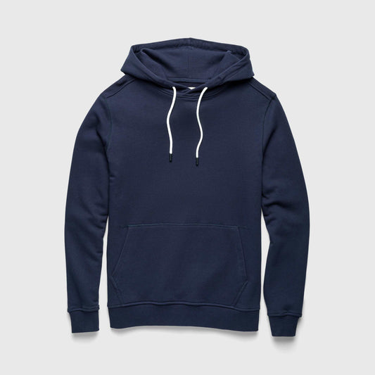 Marine French Terry Hoodie - Navy Blazer