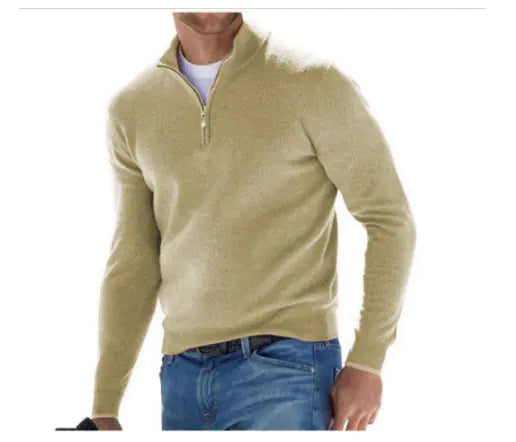 Men's Cashmere Long Sleeve Sweater