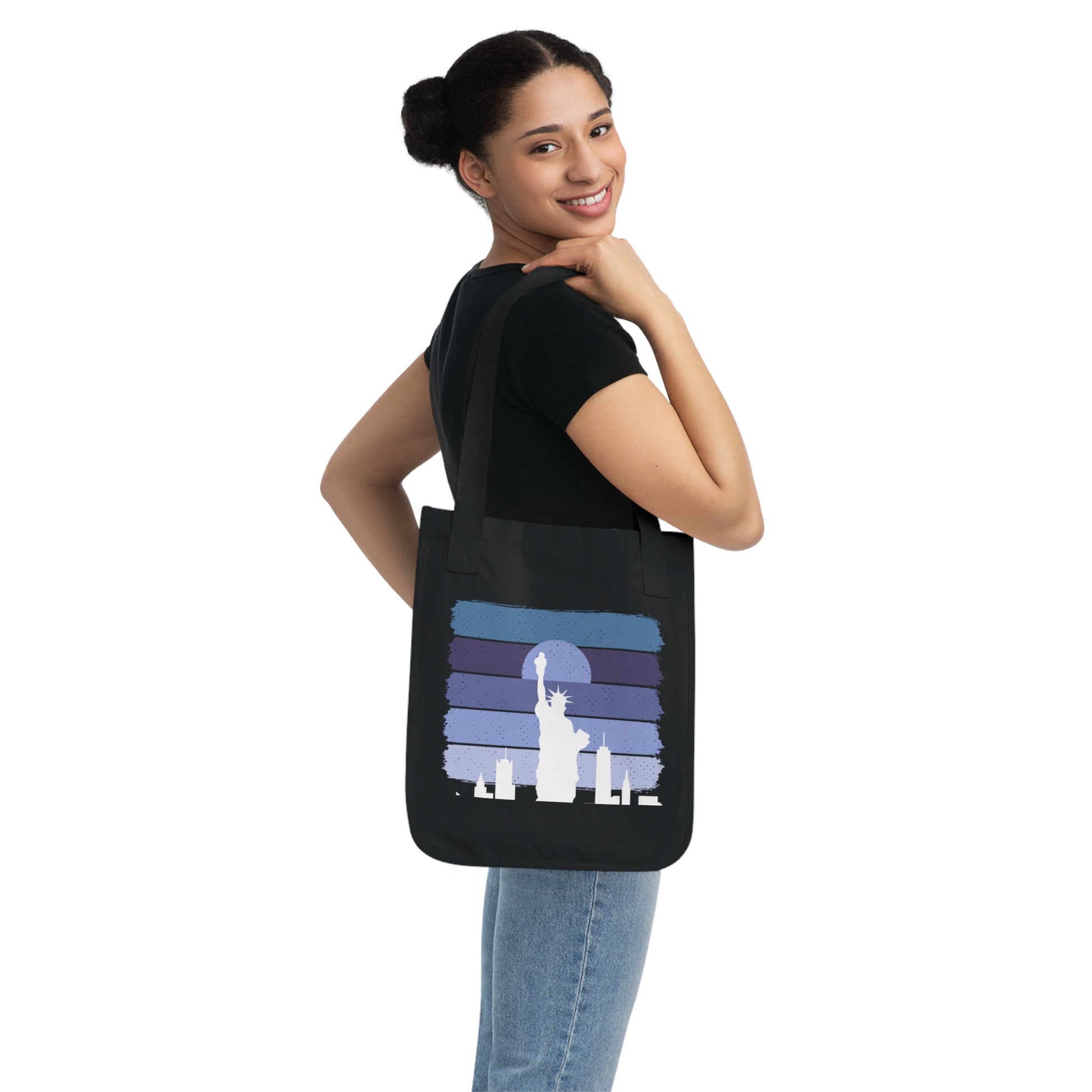 Statue of Liberty Organic Tote Bag - The Peony Haus