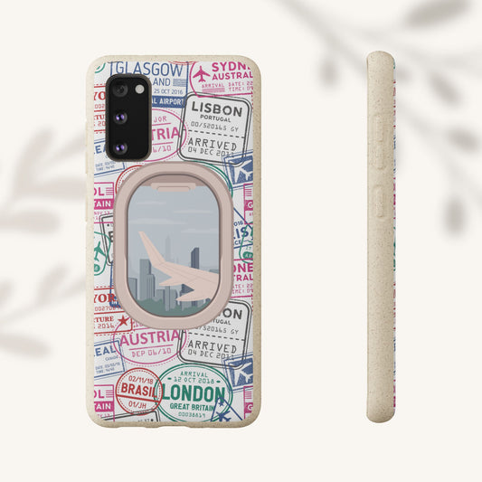 Plant-based, biodegradable phone case - Jet Setter - The Peony Haus