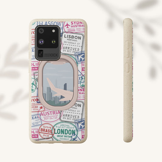 Plant-based, biodegradable phone case - Jet Setter - The Peony Haus