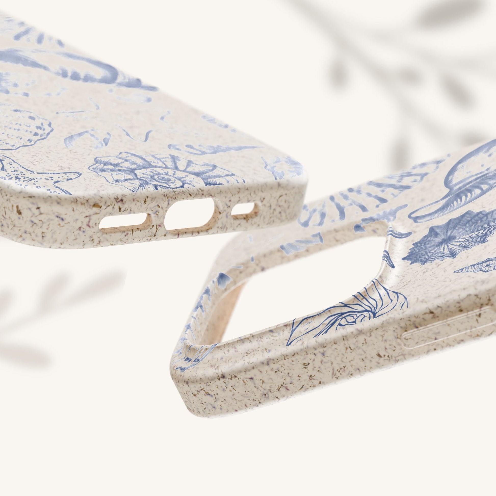 Eco-Friendly Phone Case, Plant based, Biodegradable Case, Shell Design for beach lovers - The Peony Haus