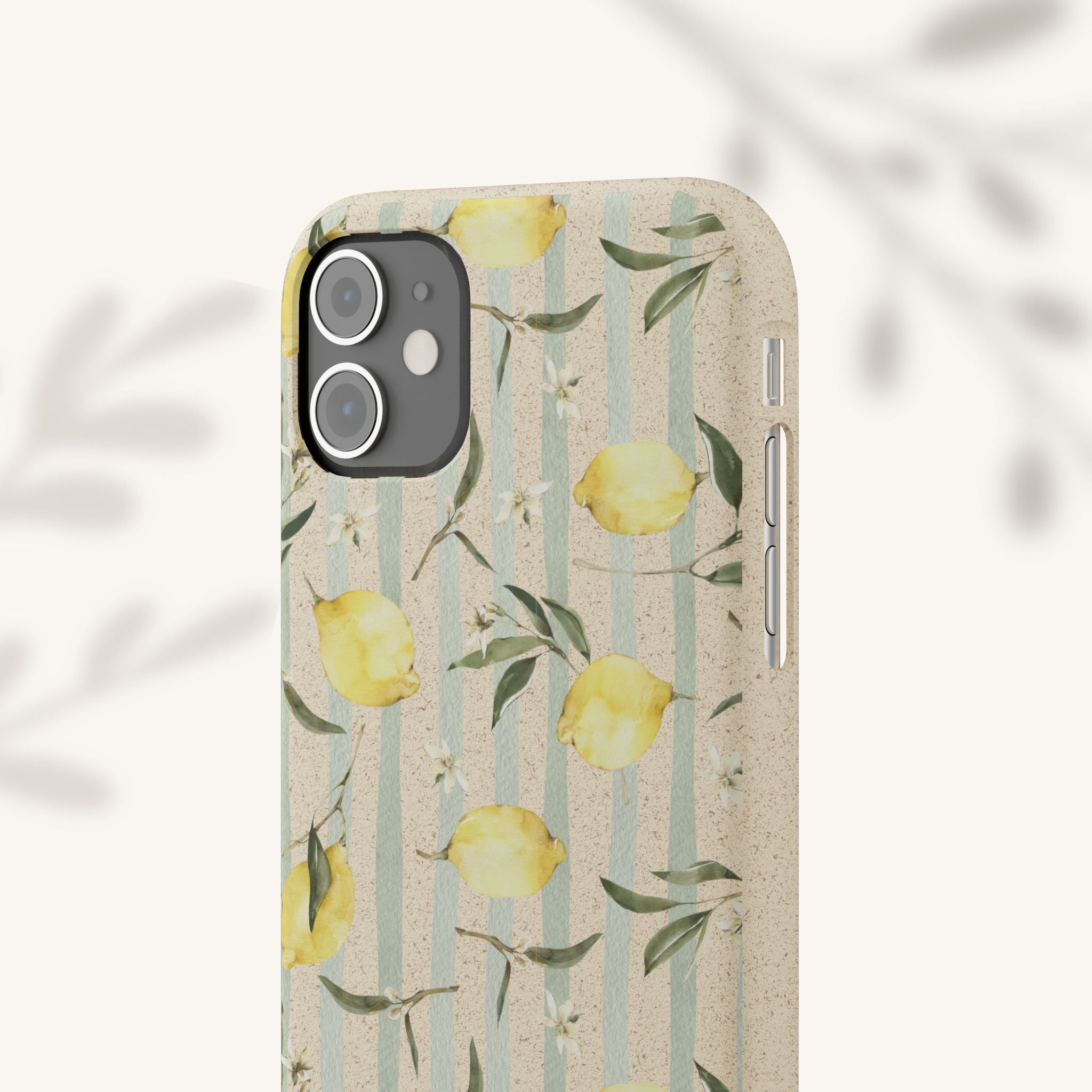 Plant based, biodegradable phone case - When life gives you lemons