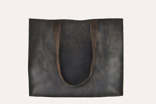Raw Edge Tote - The Peony Haus