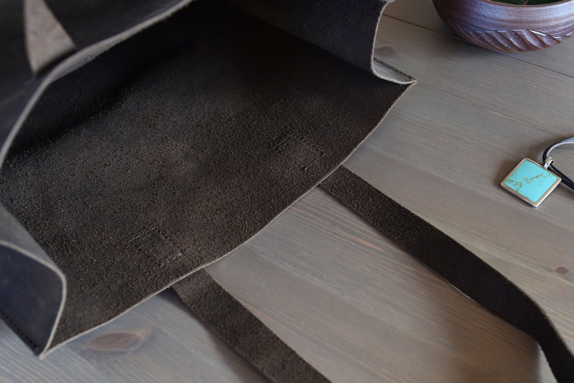 Raw Edge Tote - The Peony Haus