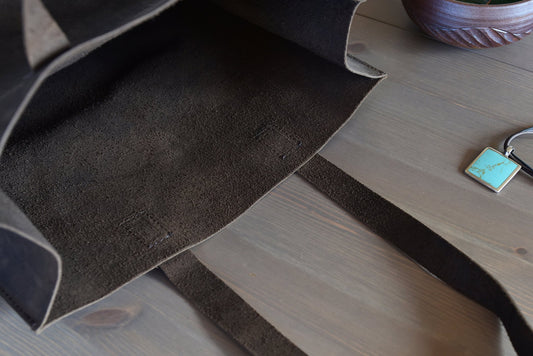 Raw Edge Tote - The Peony Haus