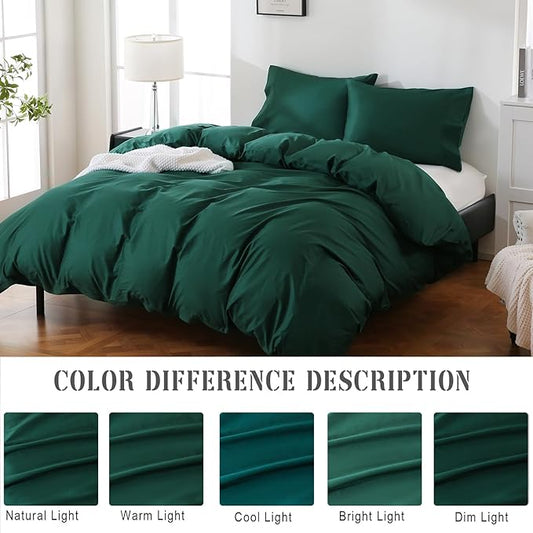 100% Organic Cotton Queen Duvet Cover - The Peony Haus