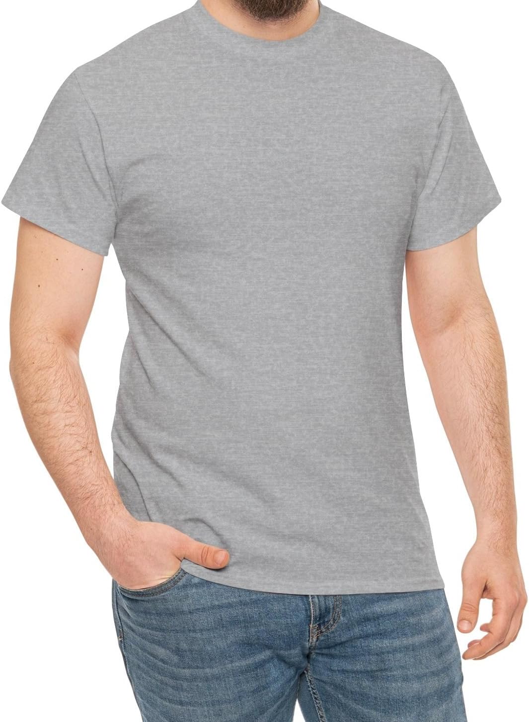 Premium Heavy Cotton T-Shirt | 100% Pure Cotton Tee |