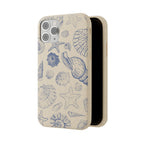 Eco-Friendly Phone Case, Plant based, Biodegradable Case, Shell Design for beach lovers
