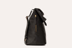 Fold N Go leather backpack