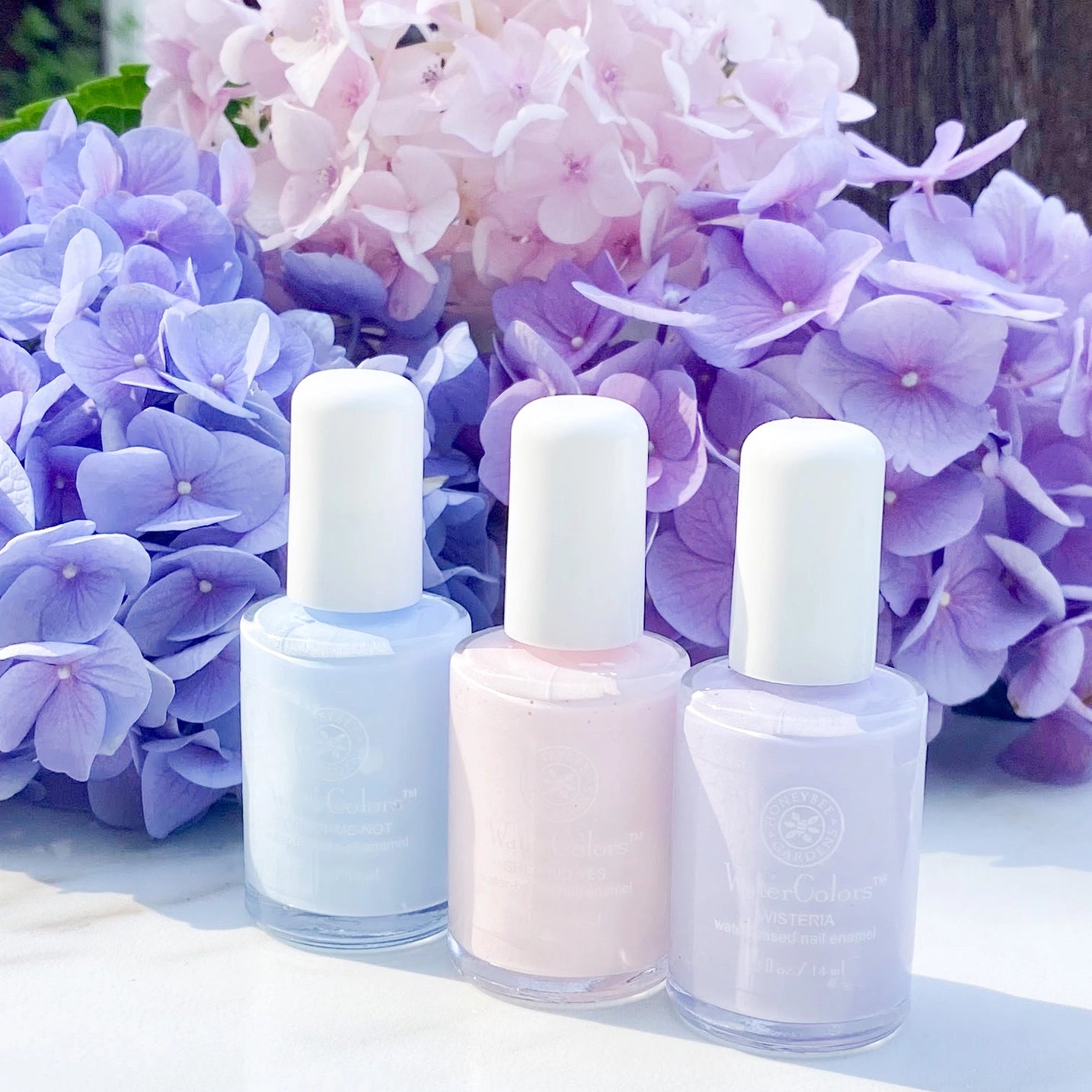 Honeybee Gardens Natural - Watercolors Nail Enamel - The Peony Haus