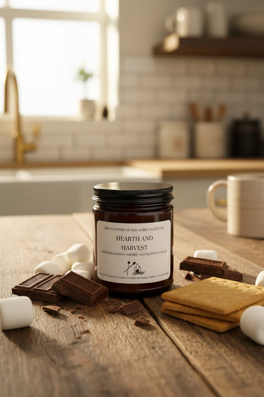 Hearth And Harvest: cozy summer candle