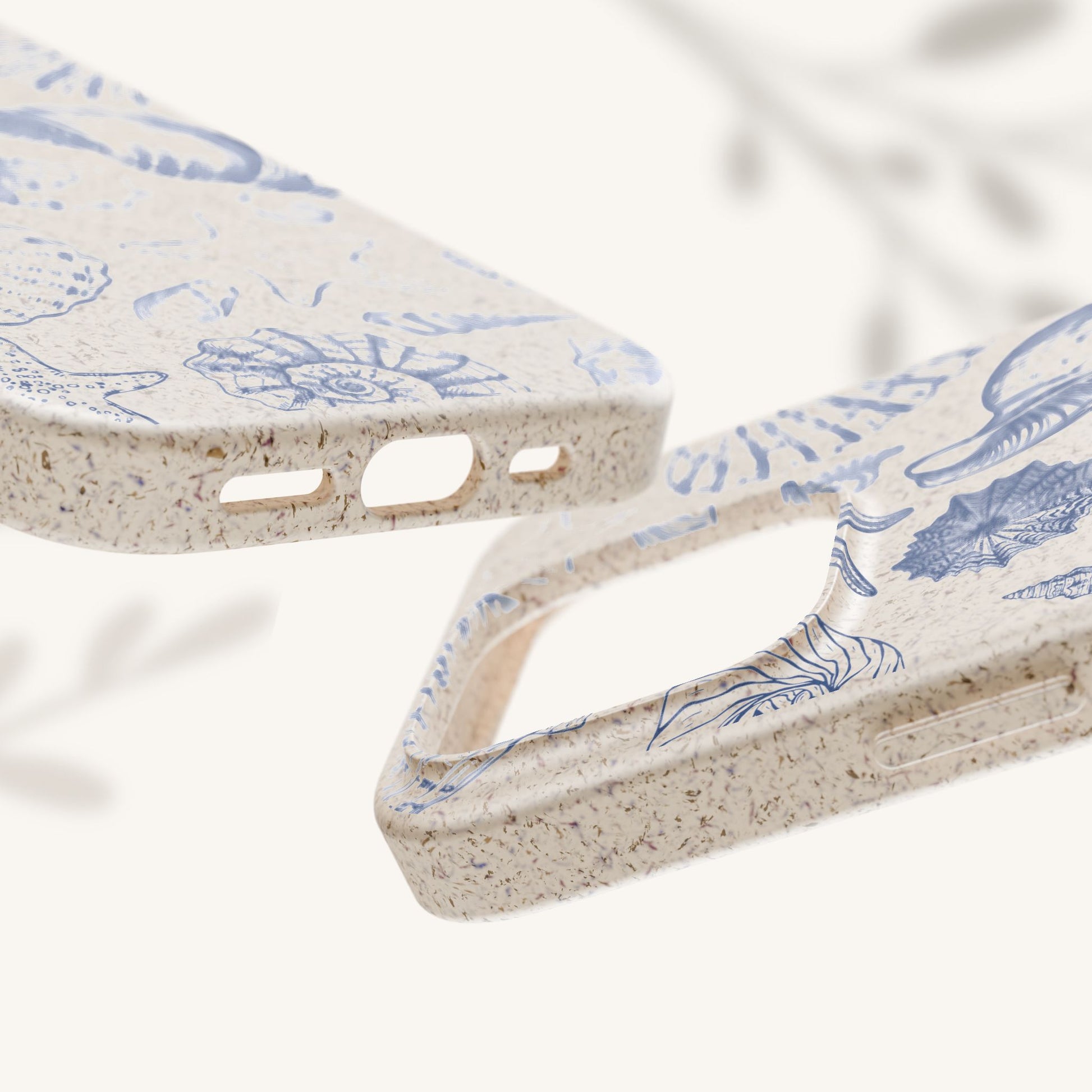 Eco-Friendly Phone Case, Plant based, Biodegradable Case, Shell Design for beach lovers - The Peony Haus