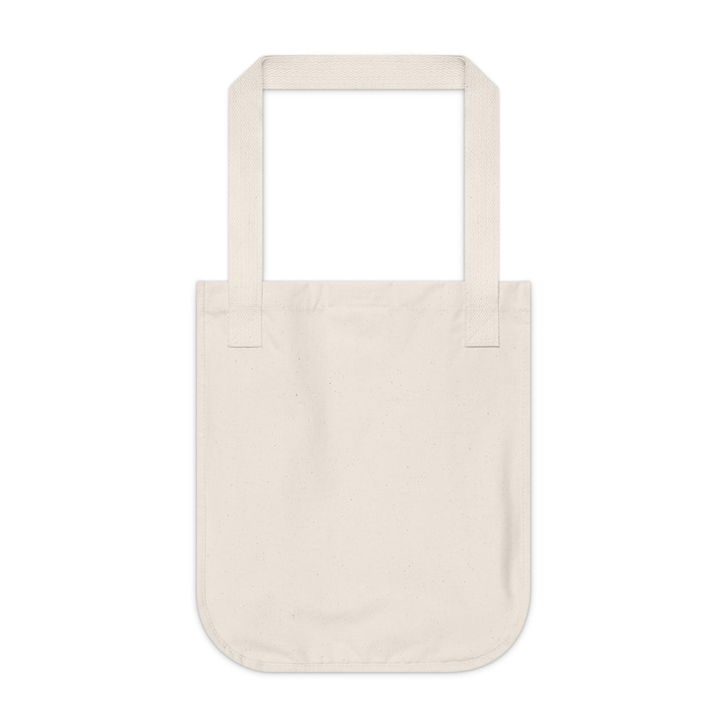Patriotic Icy Organic Canvas Tote Bag