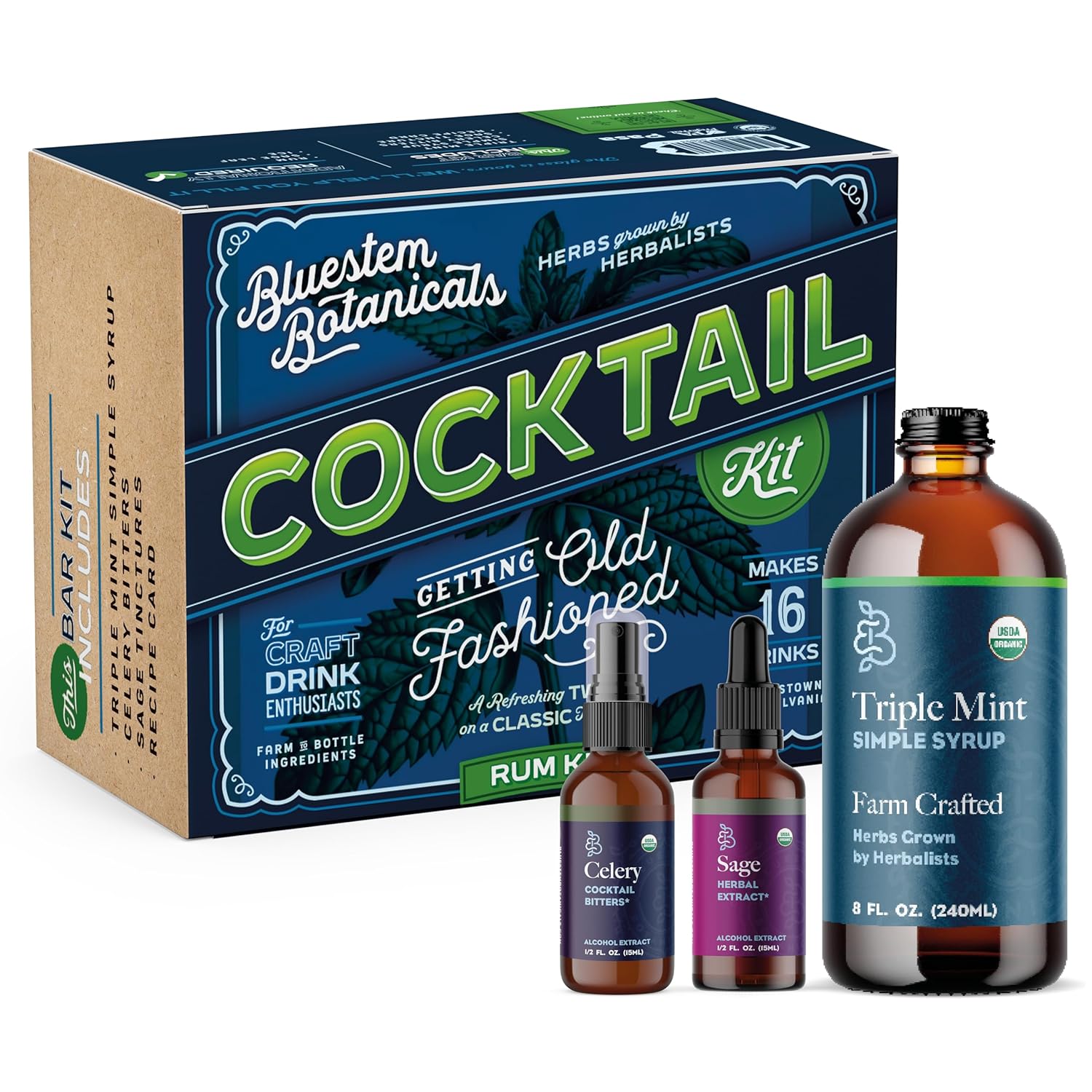 Rum Cocktail Kit, "Getting Old Fashioned"